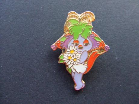 Meisje met bloemen